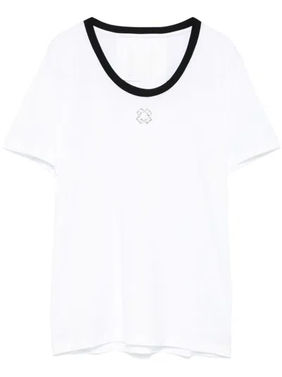 GIVENCHY CRYSTAL-EMBELLISHED 4G T-SHIRT