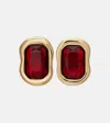 Givenchy Crystal-embellished Earrings In Gold