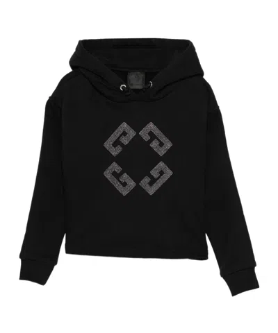 GIVENCHY 4G RHINESTONE-EMBELLISHED HOODIE