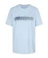 Givenchy Crystal Embroidered Logo T-shirt In Blue