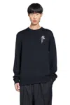 Givenchy Crystal Flower Wool Sweater In Black