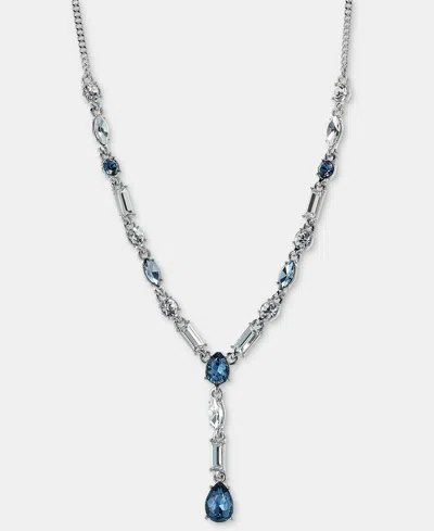 Givenchy Crystal Lariat, 16" + 3" Extender Necklace In Multi