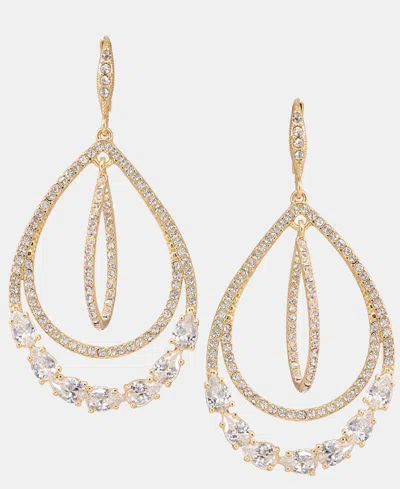 Givenchy Crystal Orbital Drop Earrings In Gold