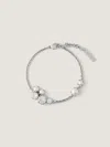 Givenchy Crystal Pearl Bracelet Necklace In Metal, Crystals And Pearls In Silver