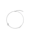 Givenchy Crystal Pearl Necklace In Metallic