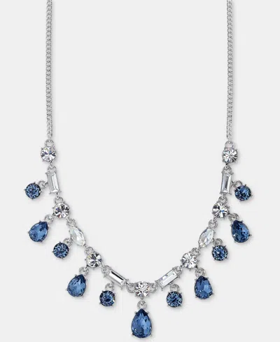 Givenchy Crystal Shaky Statement Necklace, 16" + 3" Extender In Metallic