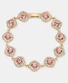 Givenchy Crystal Statement Flex Bracelet In Pink