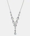Givenchy Crystal Statement Lariat Necklace, 16" + 3" Extender In Multi
