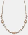 Givenchy Crystal Statement Necklace, 16" + 3" Extender In Multi