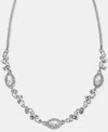Givenchy Crystal Statement Necklace, 16" + 3" Extender In White