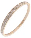 Givenchy Crystal Stone Gold-tone Bangle Bracelet In Gold