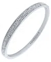 Givenchy Crystal Stone Gold-tone Bangle Bracelet In Metallic