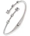 Givenchy Crystal Stone Gold-tone Bangle Bracelet In Metallic