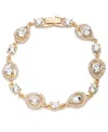 Givenchy Crystal Stone Gold-tone Flex Bracelet In Gold