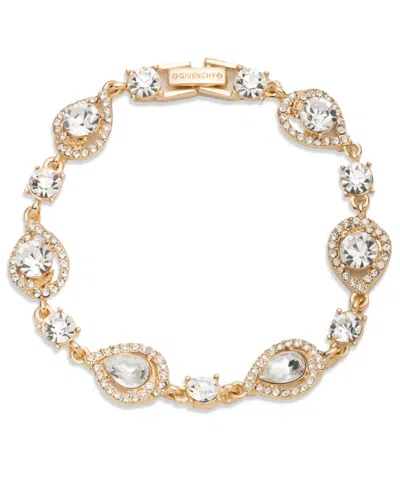 Givenchy Crystal Stone Gold-tone Flex Bracelet
