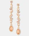 Givenchy Crystal Vine Linear Drop Earrings In Pattern