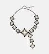 Givenchy Crystal-embellished Necklace In Silver