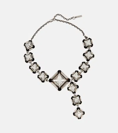 Givenchy Deconstructed Crystals Necklace In Metal And Crystals In Purple
