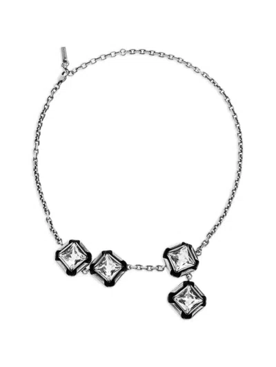 Givenchy Crystal-embellished Square-cut Necklace In Pattern