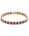 Givenchy Cubic Zirconia Crystal Stone Gold-tone Heart Flex Bracelet In Gold