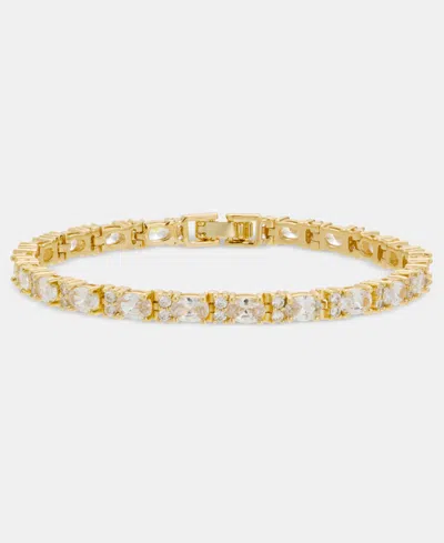 Givenchy Cubic Zirconia Flex Bracelet In Gold