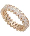 Givenchy Cubic Zirconia Gold-tone Navette Ring In Gold