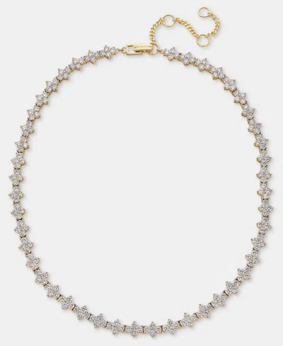 Givenchy Cubic Zirconia Tennis Collar Necklace In Gold