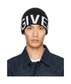 Givenchy Intarsia-knit Wool Beanie In Black