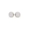 Givenchy Spherical Curve Stud Earrings In Silver