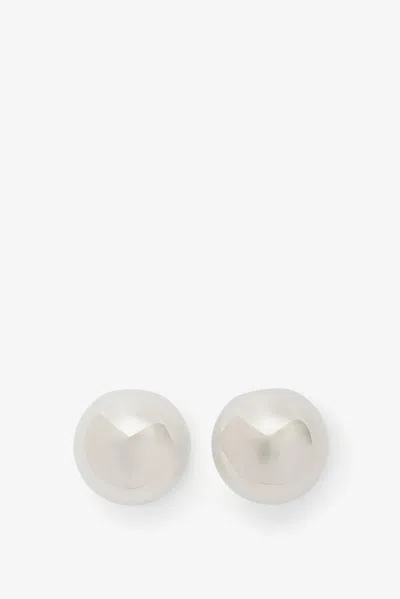 Givenchy Curve Silvery Medium Earrings