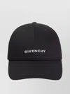 Givenchy Round Visor Cap With Embroidered Logo