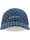 Givenchy Embroidered Logo Baseball Cap In Blue