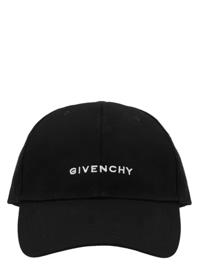 Givenchy 'curved' Cap In Black