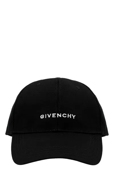 Givenchy 'curved' Cap In Black