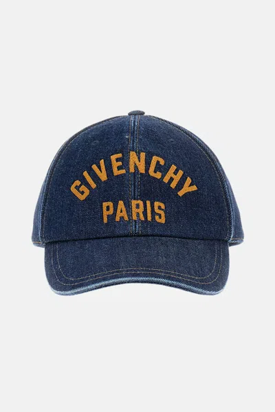 Givenchy Curved Cap  In Blue