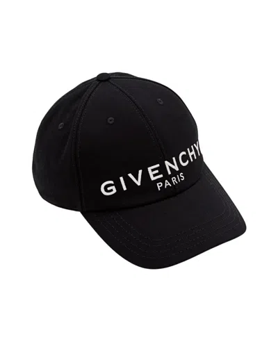 Givenchy Curved Cap With Embroidered Logo In Black