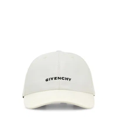 Givenchy Logo Embroidered Baseball Cap In White