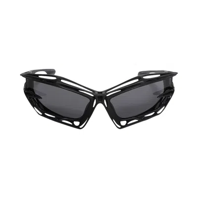 Pre-owned Givenchy Cut Cage Sunglasses 'matte Black/smoke' | Men's Size Onesize