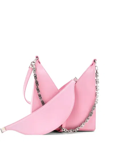 Pre-owned Givenchy Cut Out Bag Leather Mini Crossbody Bag In Pink