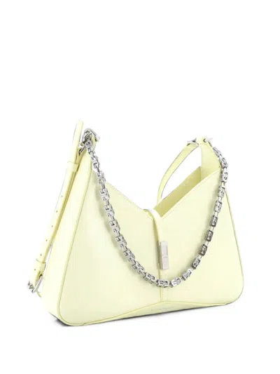 Pre-owned Givenchy Cut Out Bag Leather Small Shoulder Bag In Yellow