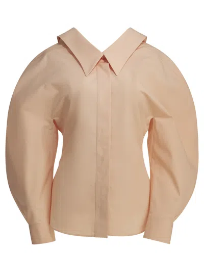 Givenchy Cut-out Shirts Pink In Brown