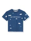 Givenchy T-shirt Mit Cut-out In Blau