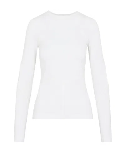 Givenchy Cut-out Crew-neck T-shirt In White