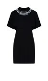 Givenchy Dress With 3d Chain Print In Black