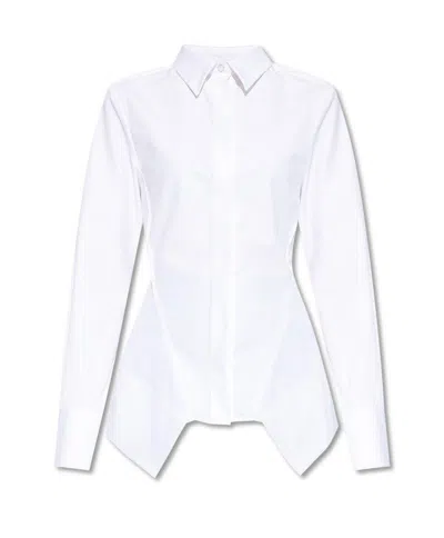 GIVENCHY CUTOUT DETAIL FITTED SHIRT