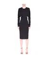 Givenchy Cut-out Detailed Pencil Dress In Black