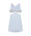 Givenchy Cut Out Dress In Crepe Satin With Sequins And Crystals In Colorful