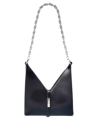 Givenchy Cut Out Mini Leather Crossbody In Black