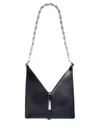 Givenchy Cut Out Mini Leather Crossbody In Black