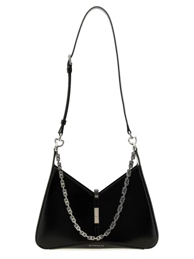 Givenchy Cut Out Zipped Shoulder Bags In Black